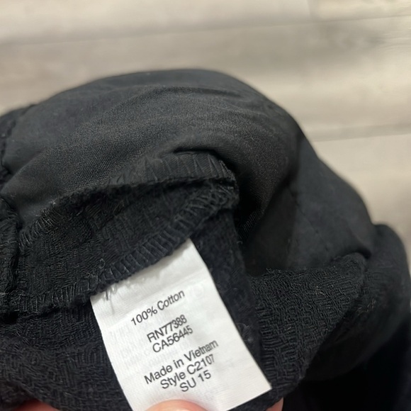 J. Crew Black Jacquard Boardwalk Short Shorts Pockets Size 6 (C2107) - Picture 4 of 5